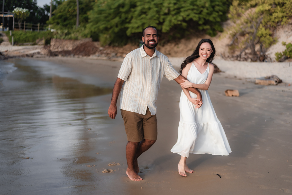 Ensaio pré-casamento Janine e Tainã, fotografia vital, fotografo em natal, Praia de Genipabu - Extremoz, RN