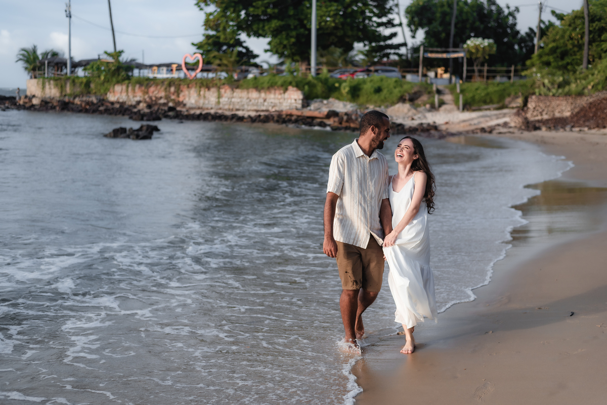 Ensaio pré-casamento Janine e Tainã, fotografia vital, fotografo em natal, Praia de Genipabu - Extremoz, RN