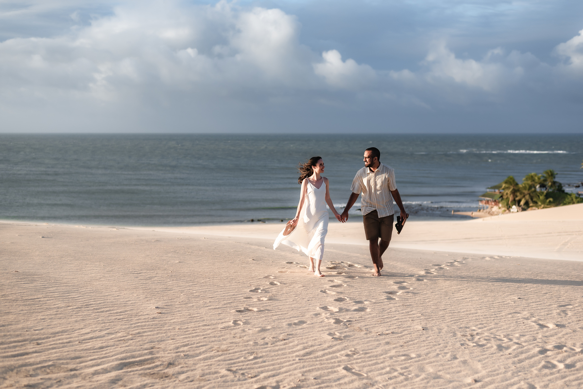 Ensaio pré-casamento Janine e Tainã, fotografia vital, fotografo em natal, Praia de Genipabu - Extremoz, RN