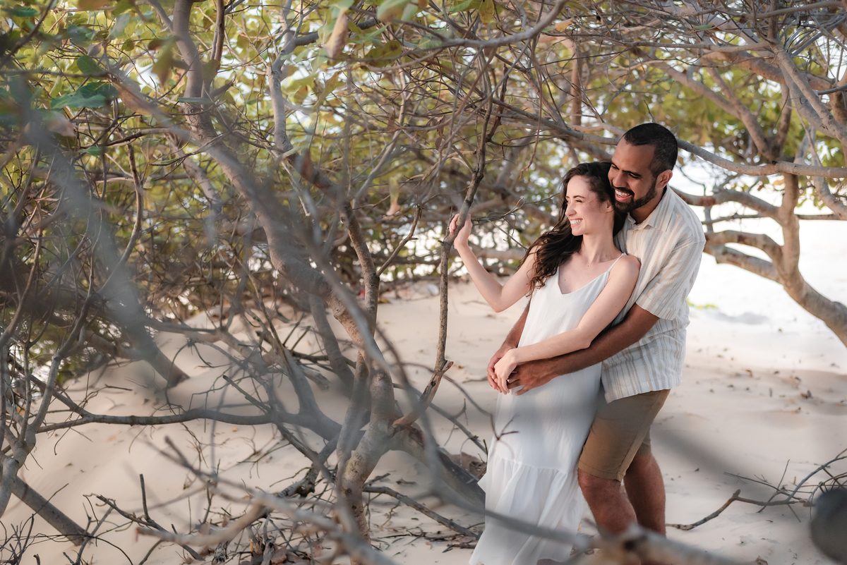 Ensaio pré-casamento Janine e Tainã, fotografia vital, fotografo em natal, Praia de Genipabu - Extremoz, RN