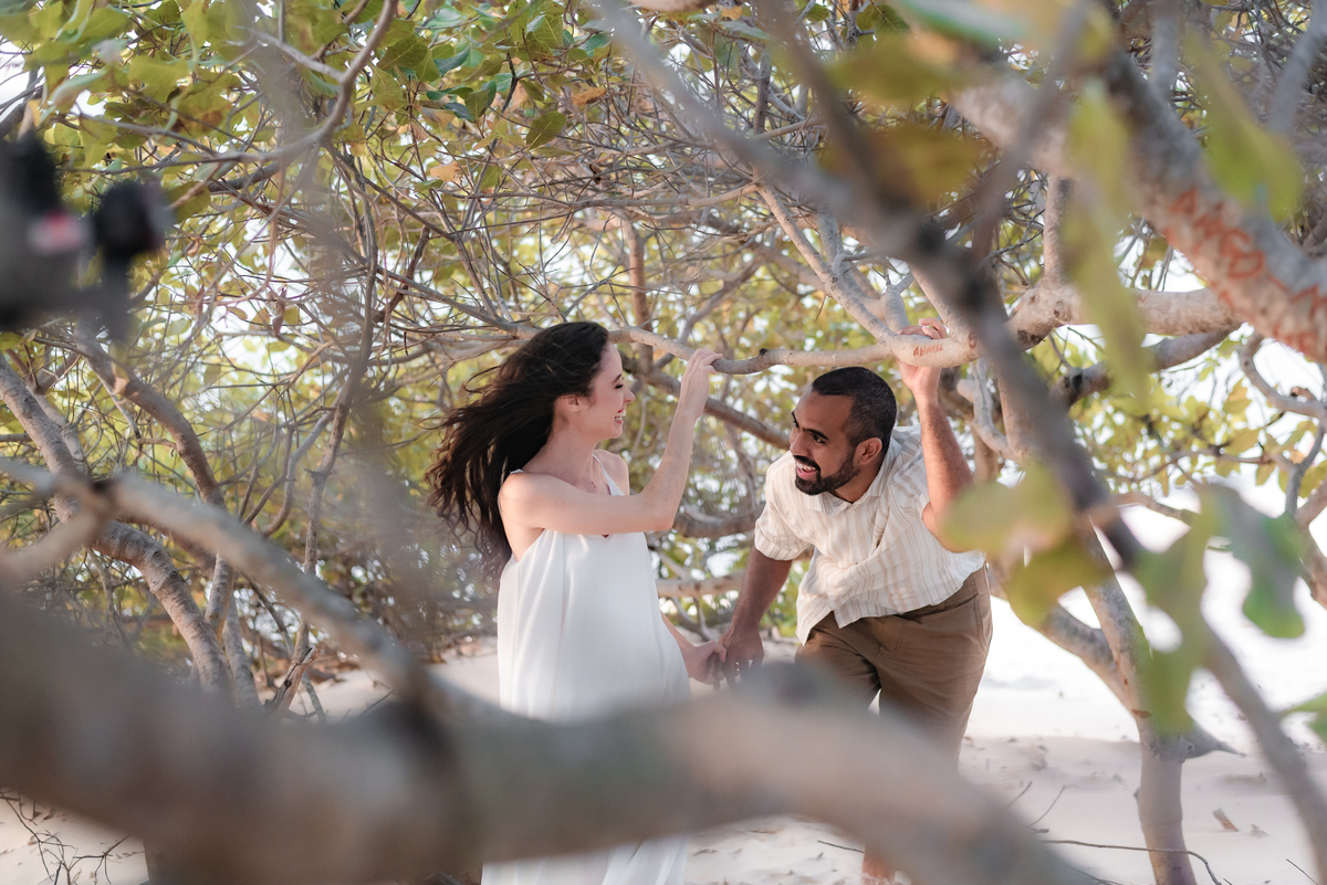 Ensaio pré-casamento Janine e Tainã, fotografia vital, fotografo em natal, Praia de Genipabu - Extremoz, RN
