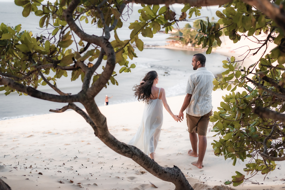 Ensaio pré-casamento Janine e Tainã, fotografia vital, fotografo em natal, Praia de Genipabu - Extremoz, RN