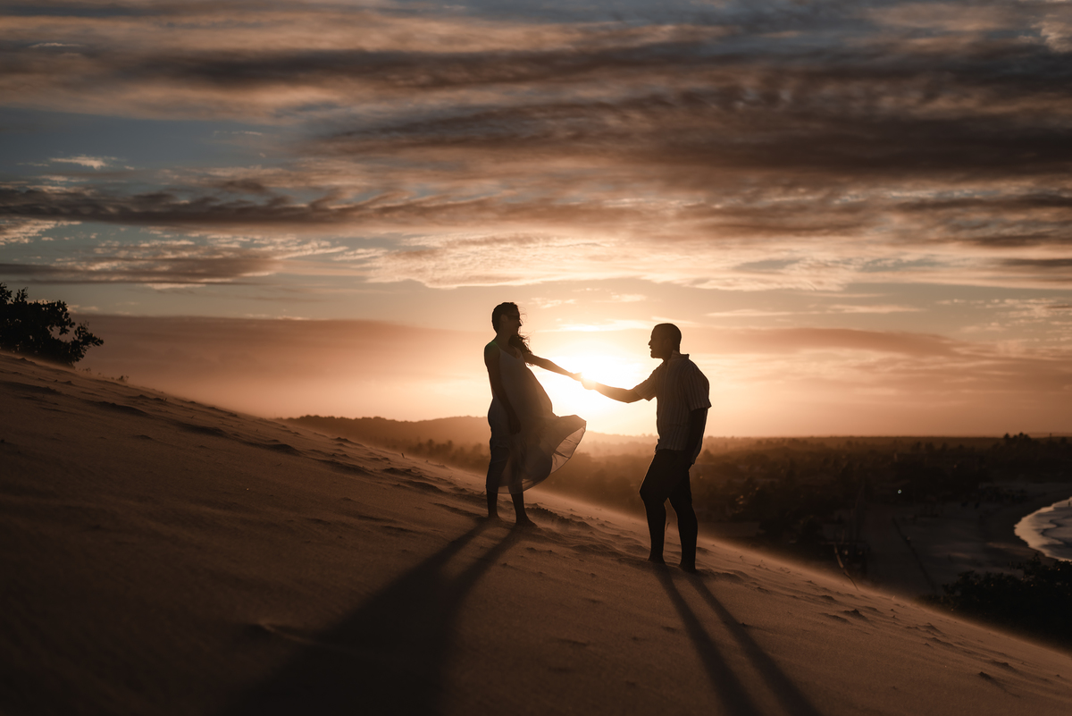 Ensaio pré-casamento Janine e Tainã, fotografia vital, fotografo em natal, Praia de Genipabu - Extremoz, RN