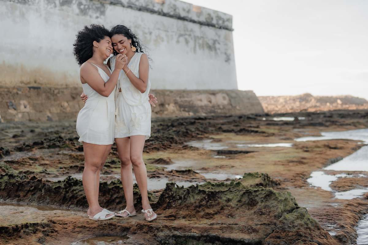 ensaio de casal lgbtqiapn+, lgbt, fotógrafo em natal, fotografia vital, ensaio de casal, prewedding, praia, Praia do Forte, Forte dos Reis Magos, Natal/RN - Brasil