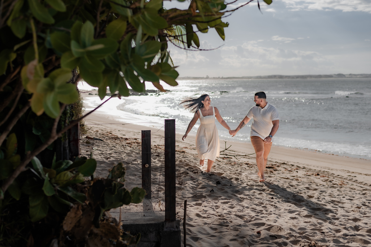 Praia de Genipabu - Extremoz/RN, Ensaio de casal, pré-casamento, pre-wedding, fotógrafo em natal, fotografia vital