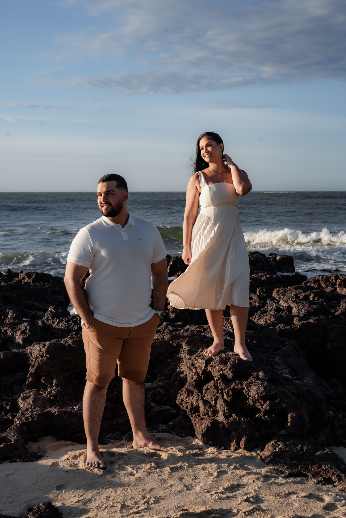 Praia de Genipabu - Extremoz/RN, Ensaio de casal, pré-casamento, pre-wedding, fotógrafo em natal, fotografia vital