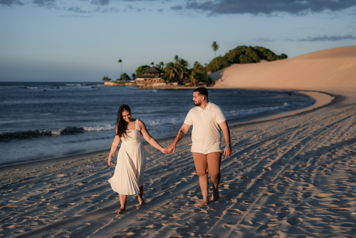 Praia de Genipabu - Extremoz/RN, Ensaio de casal, pré-casamento, pre-wedding, fotógrafo em natal, fotografia vital