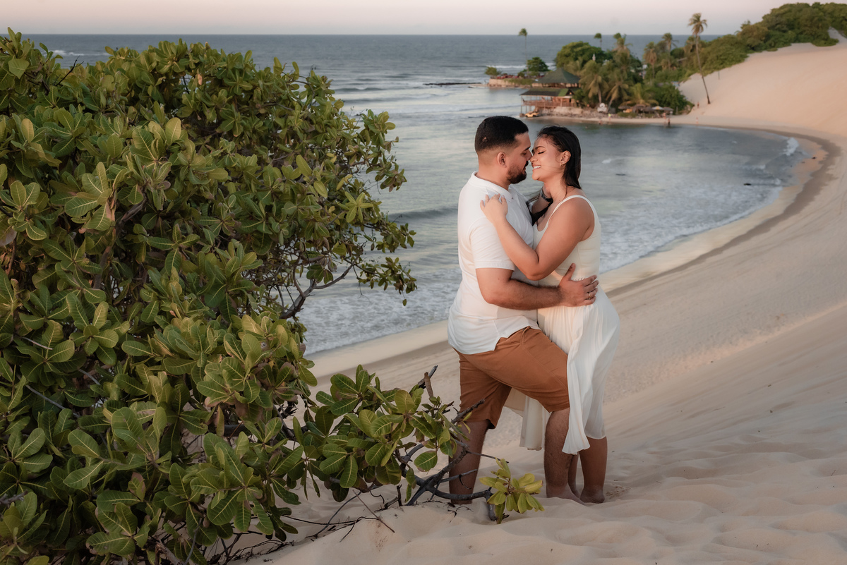 Praia de Genipabu - Extremoz/RN, Ensaio de casal, pré-casamento, pre-wedding, fotógrafo em natal, fotografia vital