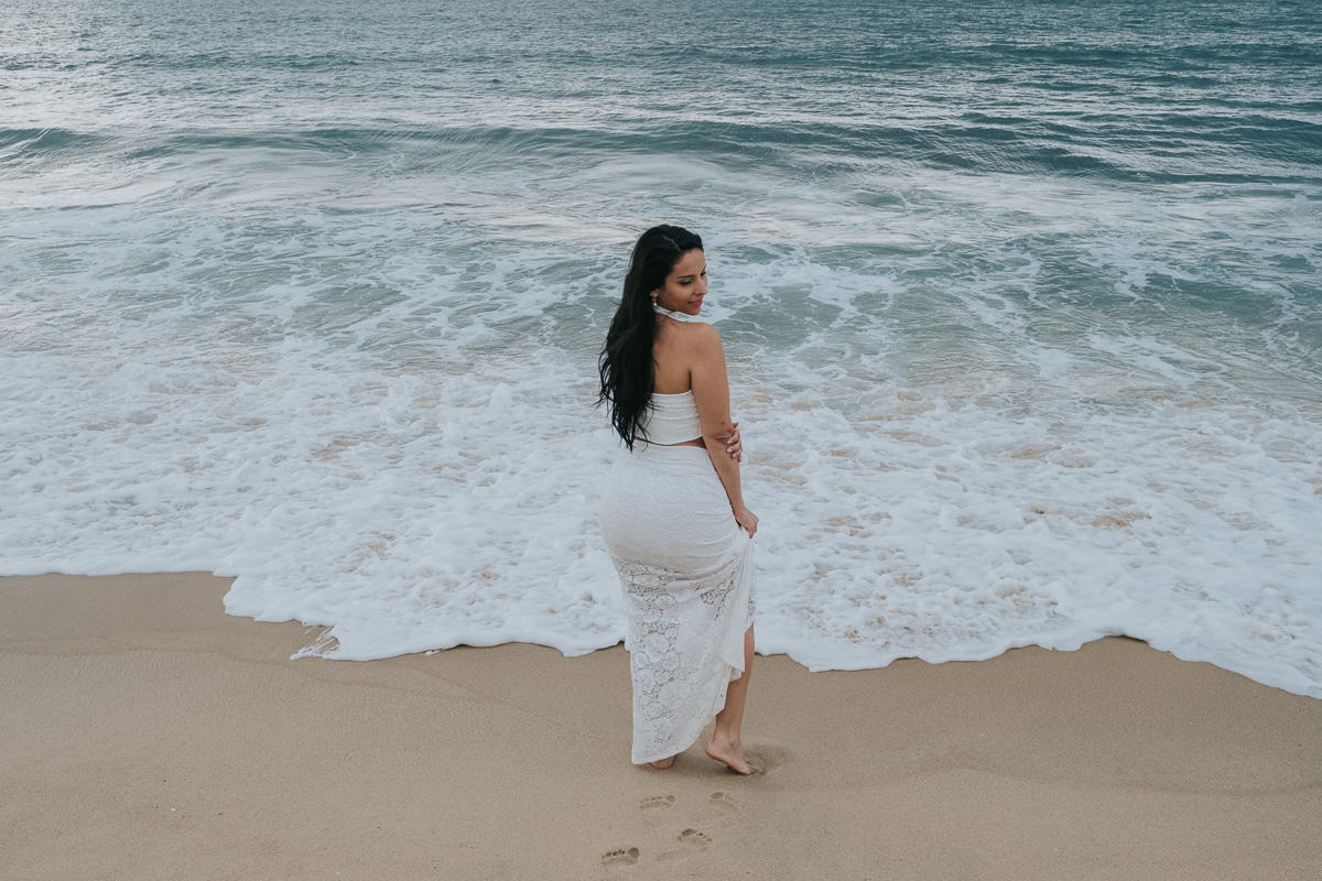 ensaio de casais na praia