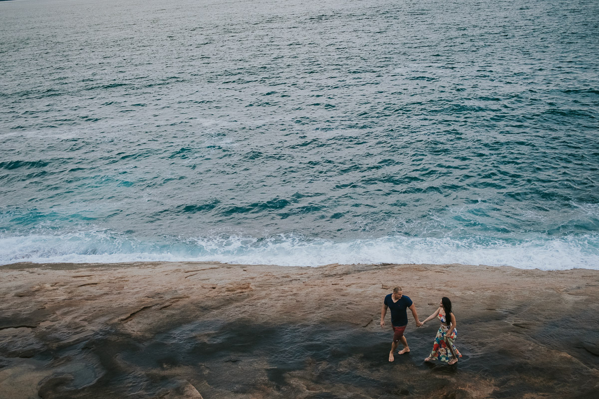 ensaio de casais na praia