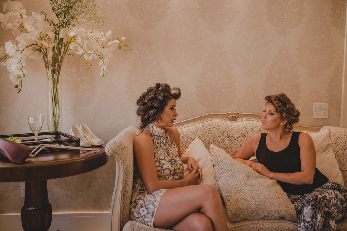 noiva com as madrinhas