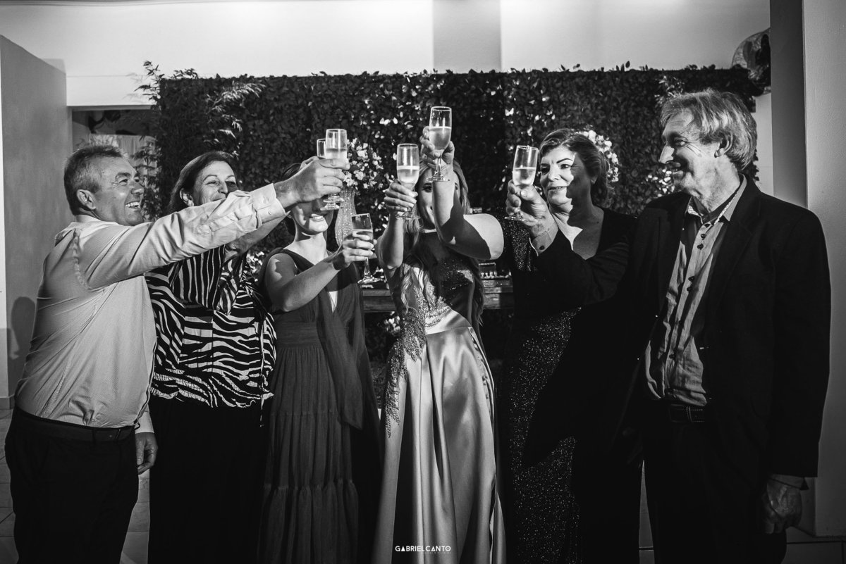 Brinde das familias pela conquista