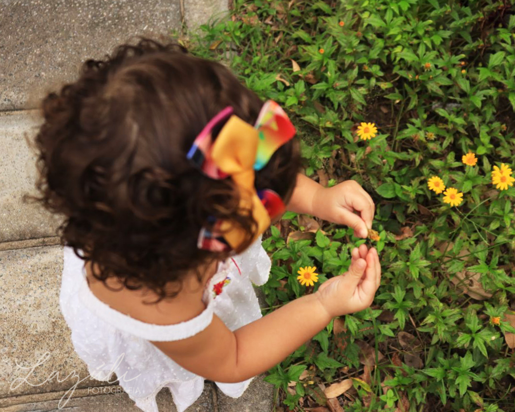 ensaio fotográfico infantil no Jardim do Baobá em Recife
