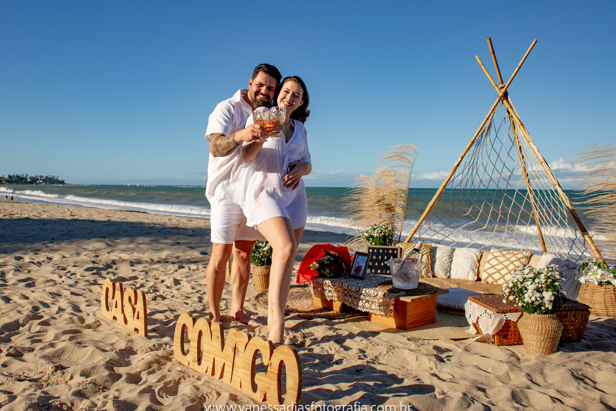 pedido de casamento surpresa em porto de galinhas - praia de porto de galinhas - fotografo em porto de galinhas - decoração de pedido de casamento surpresa em porto de galinhas - como fazer um pedido de casamento surpresa em porto de galinhas?