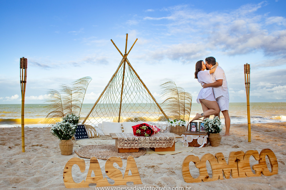 pedido de casamento surpresa em porto de galinhas - praia de porto de galinhas - fotografo em porto de galinhas - decoração de pedido de casamento surpresa em porto de galinhas - como fazer um pedido de casamento surpresa em porto de galinhas?