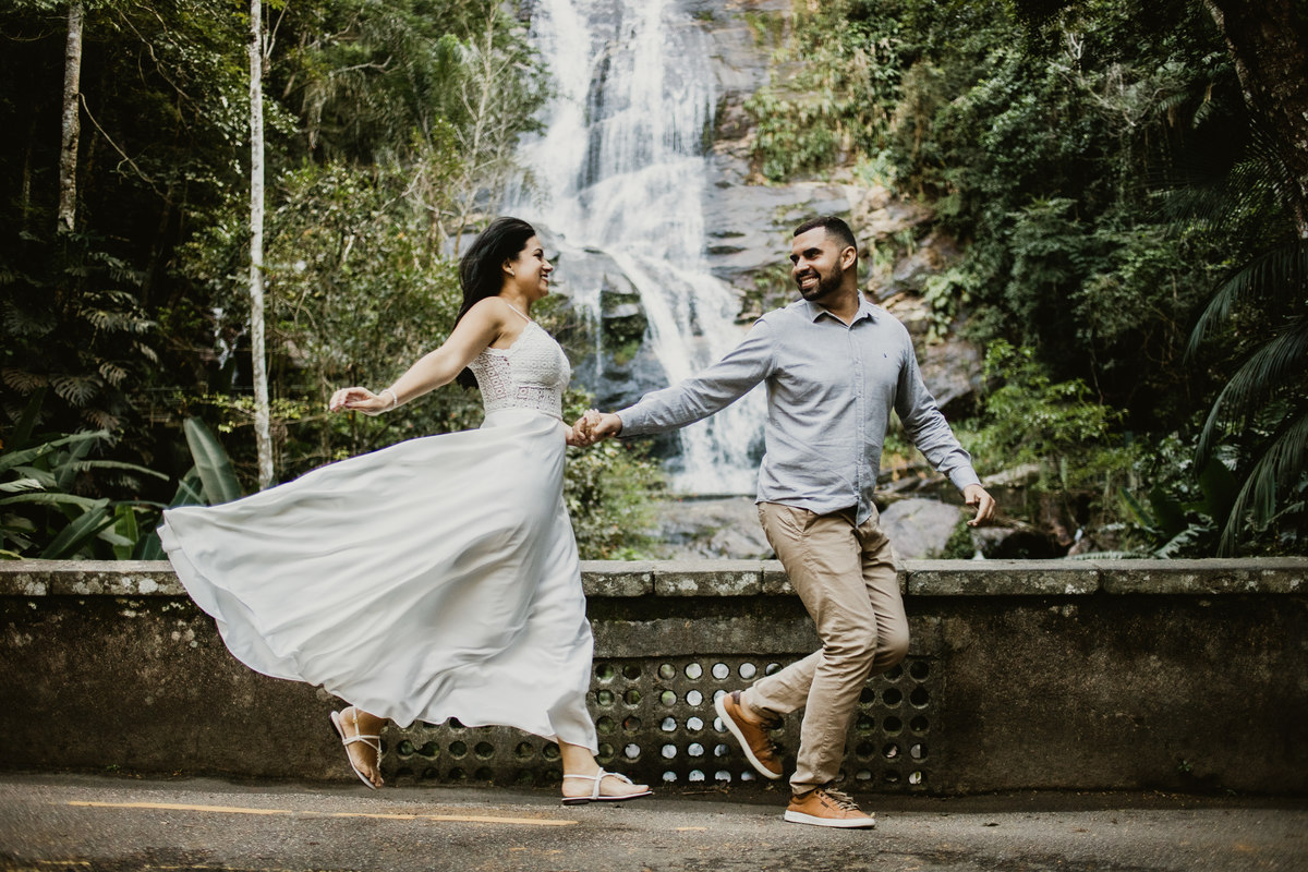 floresta da tijuca pre wedding ensaio casamento casal por do sol cachoeira
