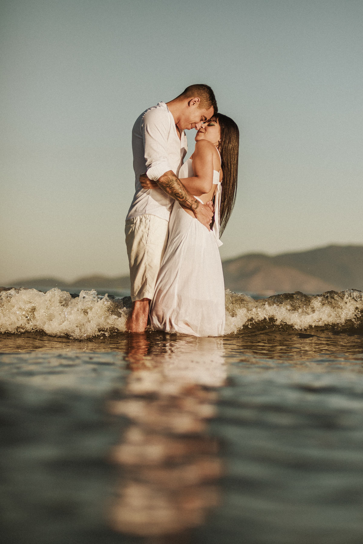 praia do sahy pre wedding casamento ensaio por do sol praia mar