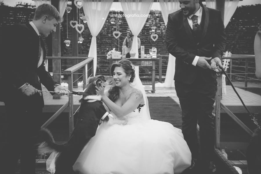 casamento bruna e geovani smh fotografia vila harmonia casamento de dia rock'n roll nova odessa sp dog foto com cachorro