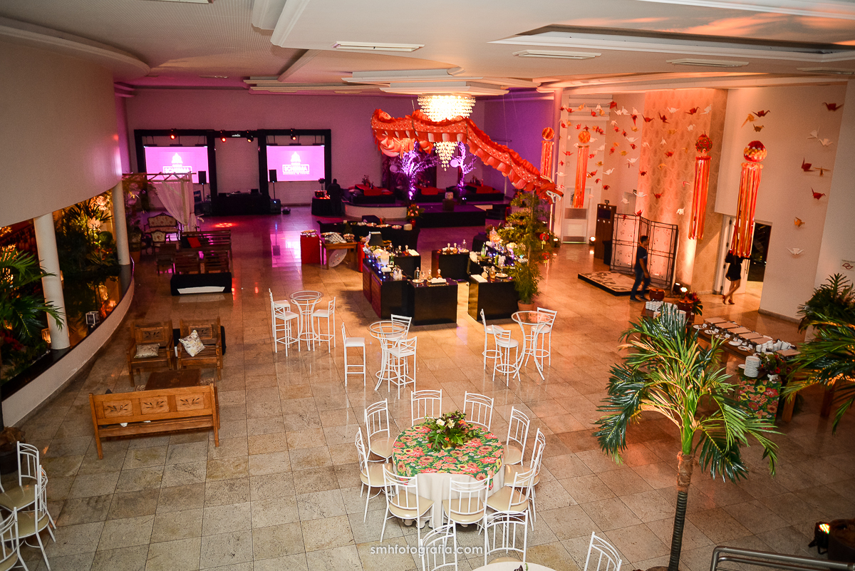 cerimonialista day celebração festa japão brasil decoração iluminação classic hall 