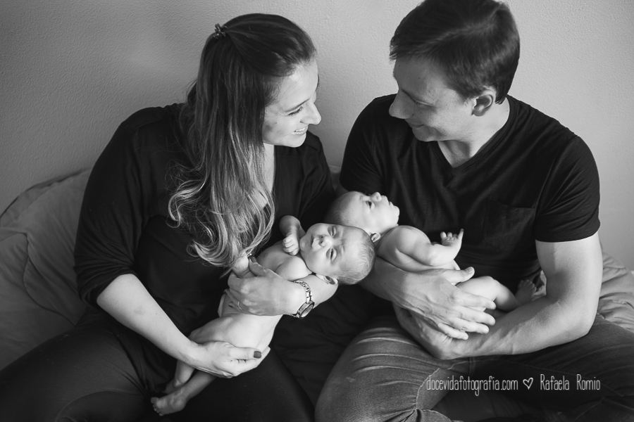 foto newborn gêmeos Caxias do Sul