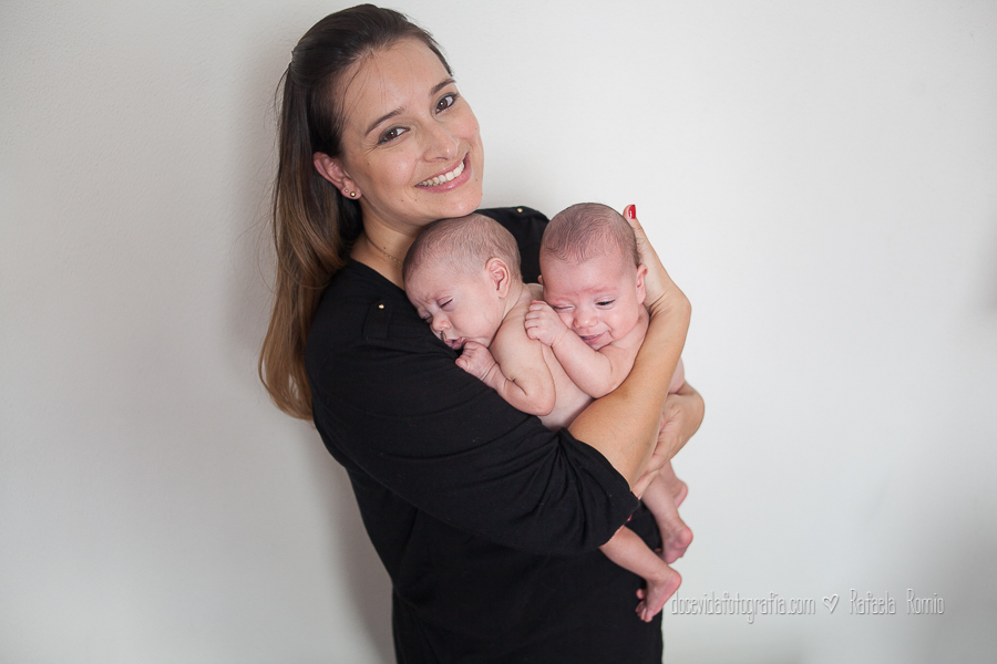 foto newborn gêmeos Caxias do Sul