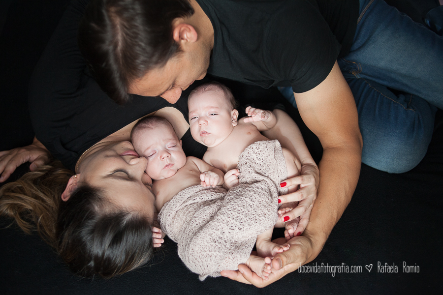 ensaio foto newborn gêmeos Caxias do Sul