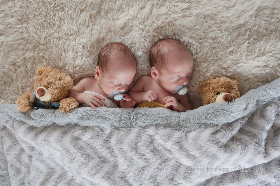 foto sessão Newborn gêmeos Caxias do Sul