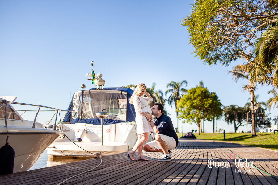 FOTO SESSÃO GESTANTE BEIRA DO RIO VELEIROS PORTO ALEGRE