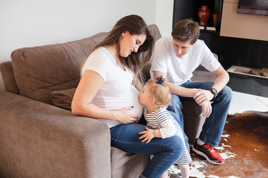 fotografia gestante família
