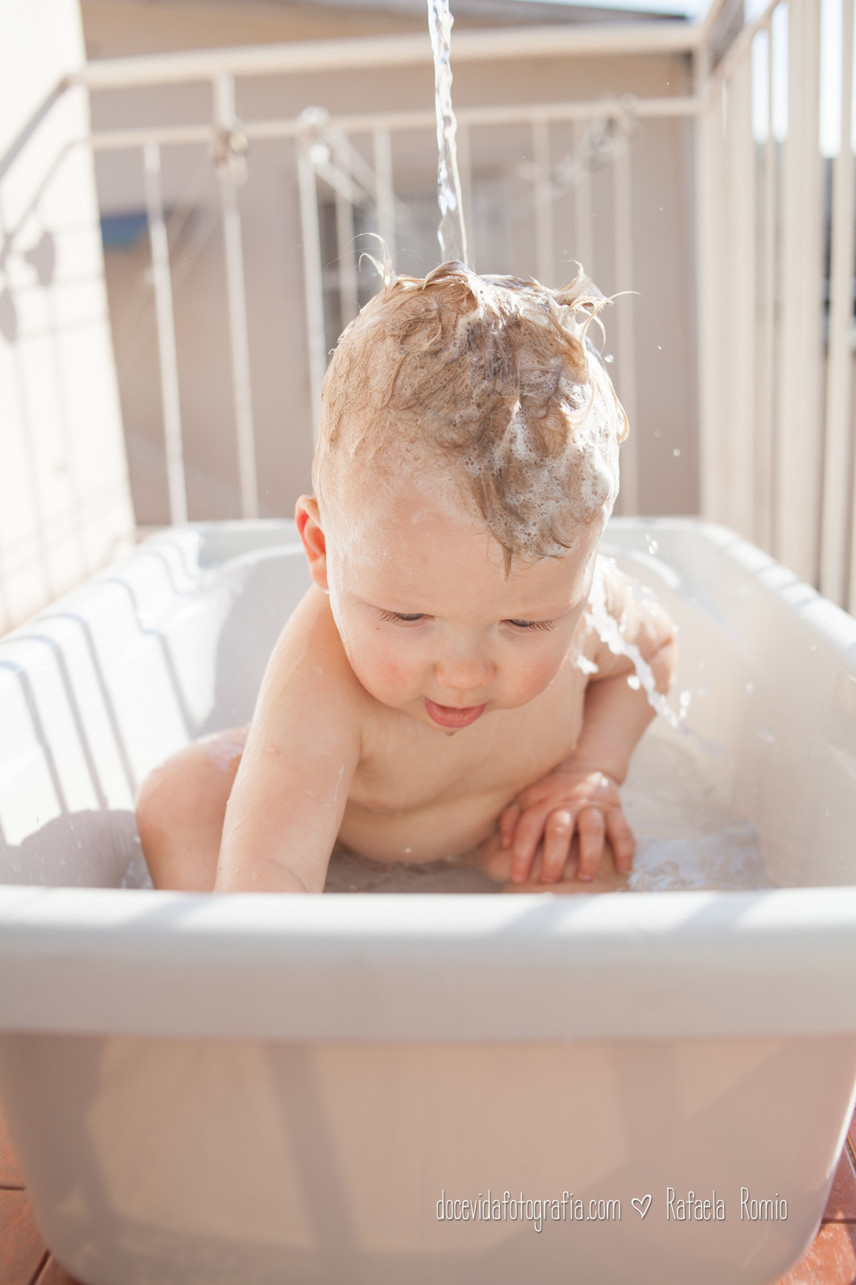 Smash the Cake Festa Aniversário banho