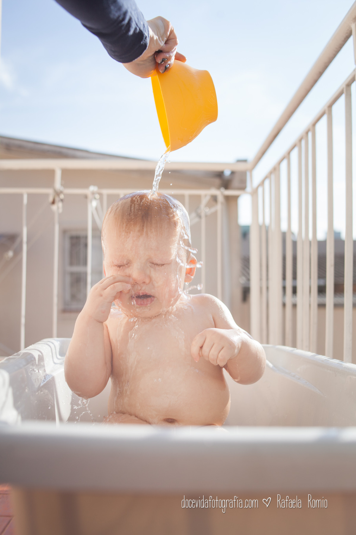Smash the Cake Festa Aniversário banho
