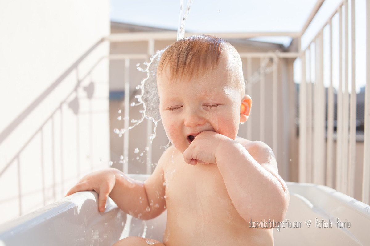 foto Smash the Cake Festa Aniversário banho