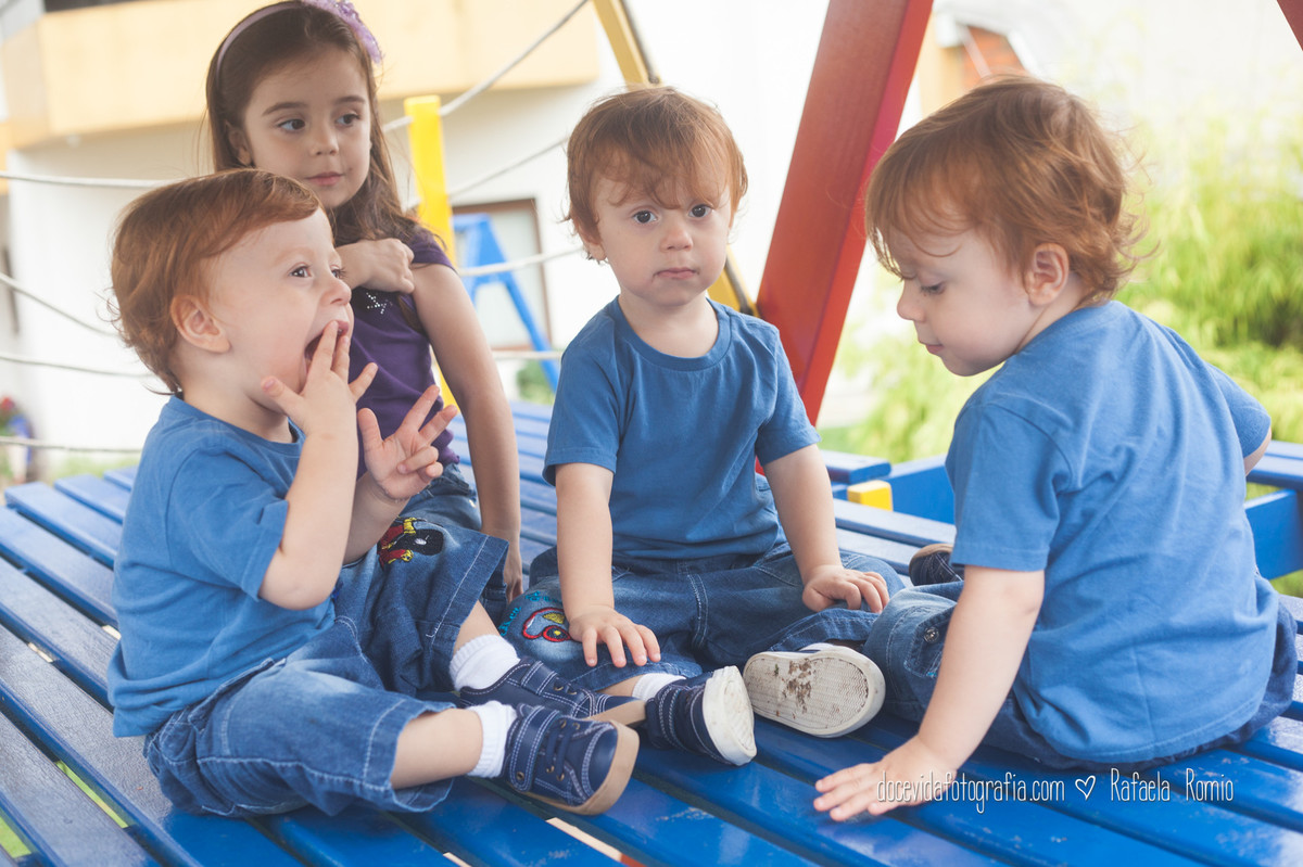 fotos familia trigemeos da Michele