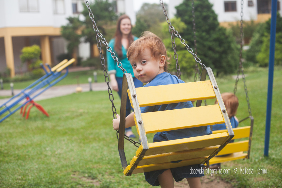 ensaio familia trigemeos da Michele