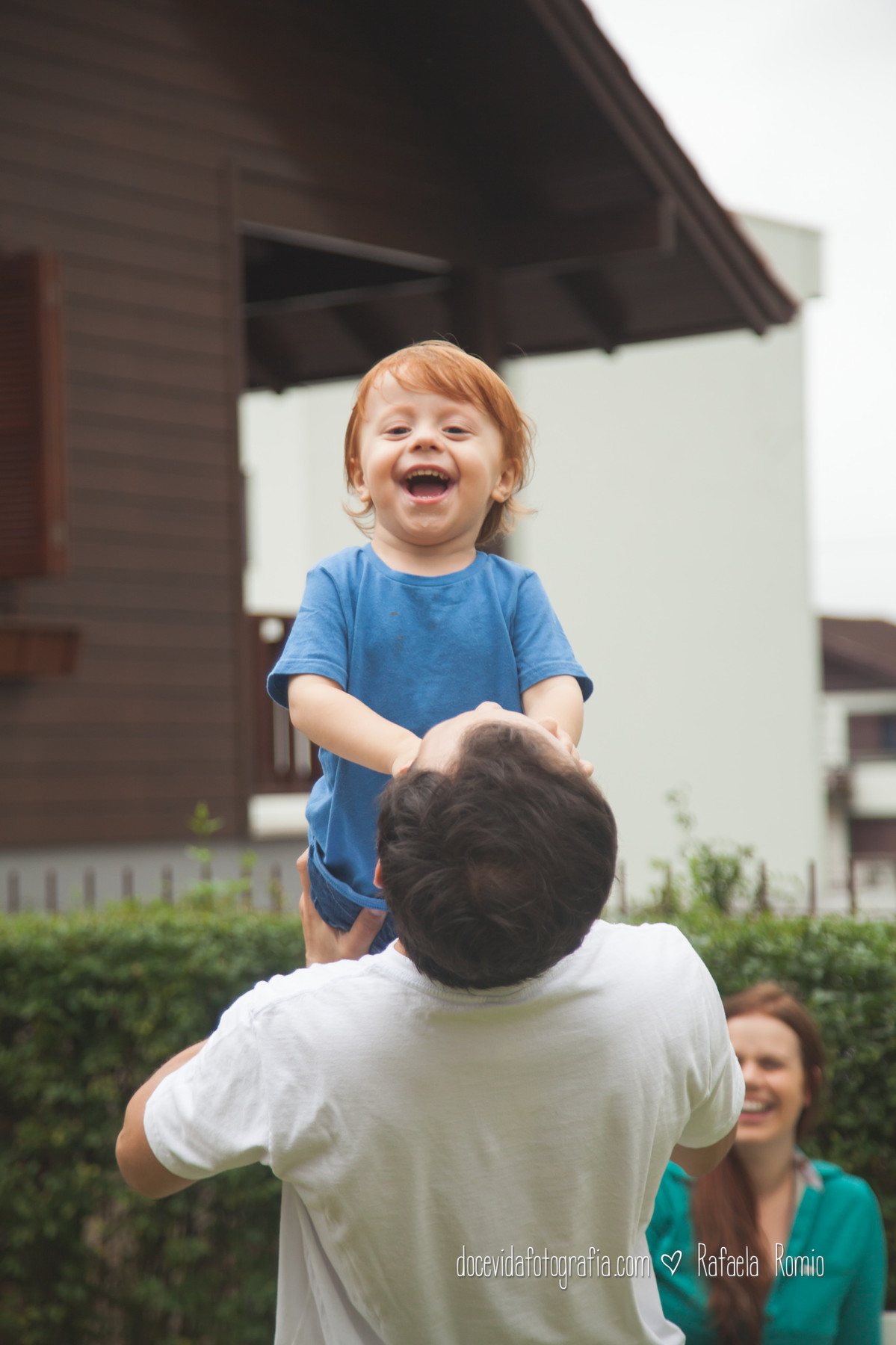 ensaio familia trigemeos da Michele