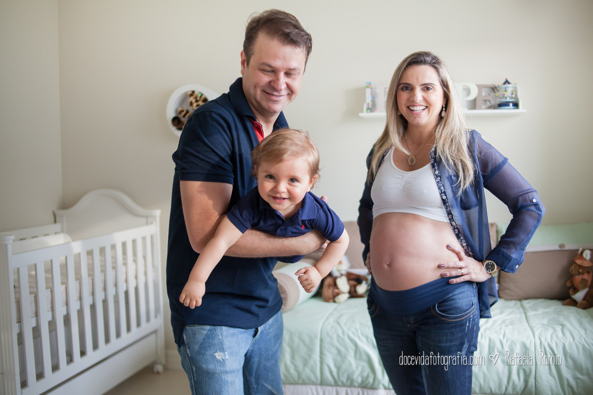 foto gestante familia Caxias do Sul