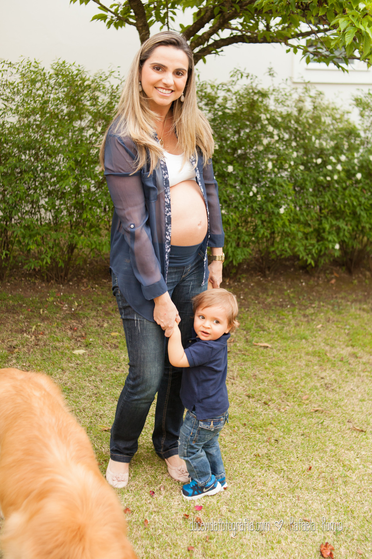 foto gestante familia pet Caxias do Sul