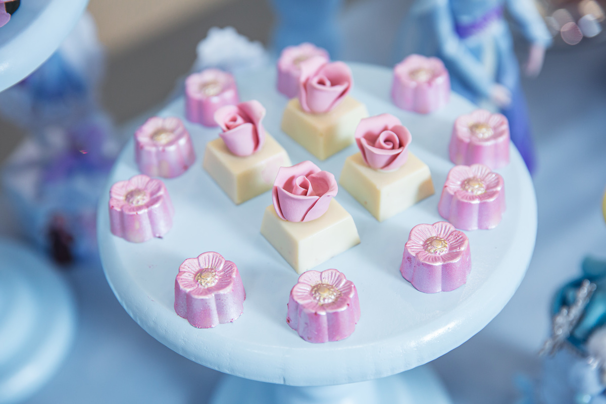 Crie um texto para meu site de fotografia falando sobre como foi fotografado a festa de 4 anos da Sophia Tema do aniversário: Frozen no buffet Dudabaluza