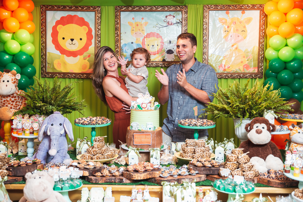festa infantil-safari-plus buffet-criança-niver 1 ano-1 aninho