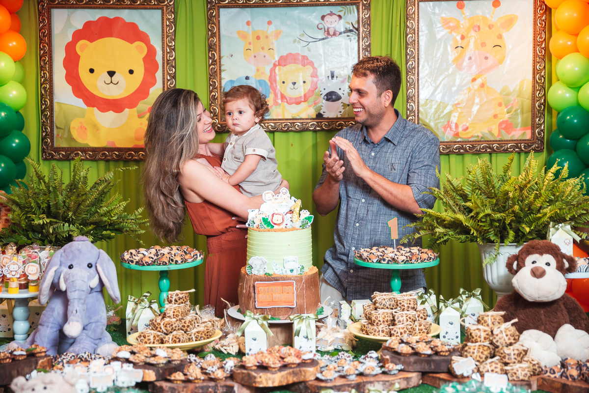 festa infantil-safari-plus buffet-criança-niver 1 ano-1 aninho