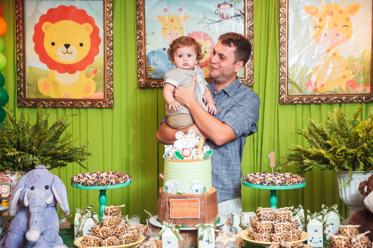 festa infantil-safari-plus buffet-criança-niver 1 ano-1 aninho