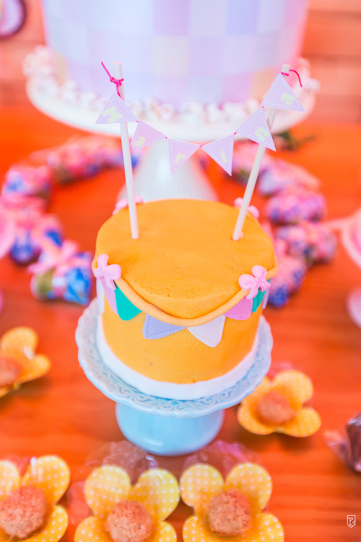 festa-infantil-tema-junina-bolo-festa-cores-decoração-arraiá-fotografia-Ricardo-Lima-Fortaleza