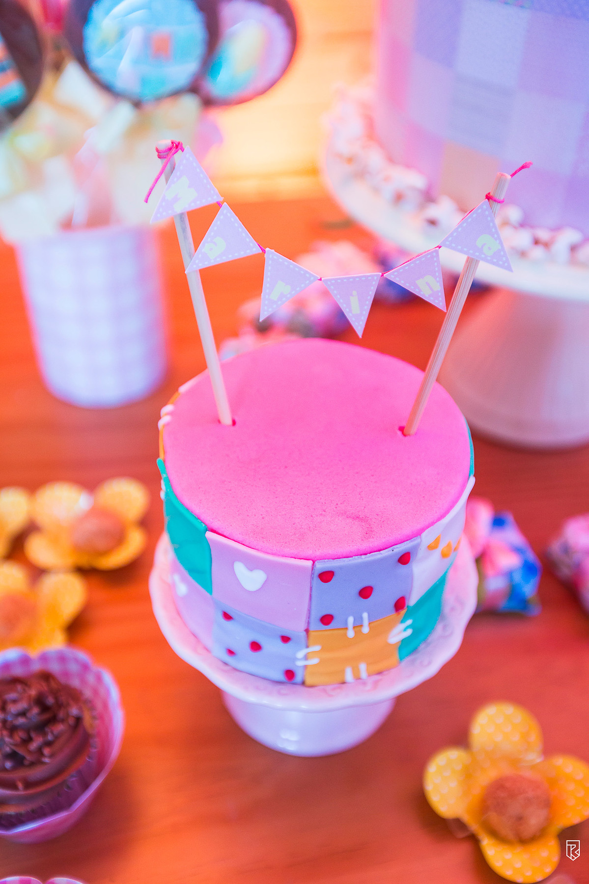 festa-infantil-tema-junina-bolo-festa-cores-decoração-arraiá-fotografia-Ricardo-Lima-Fortaleza