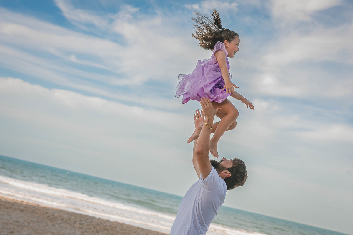 Ensaio de família paranaense no Porto das Dunas