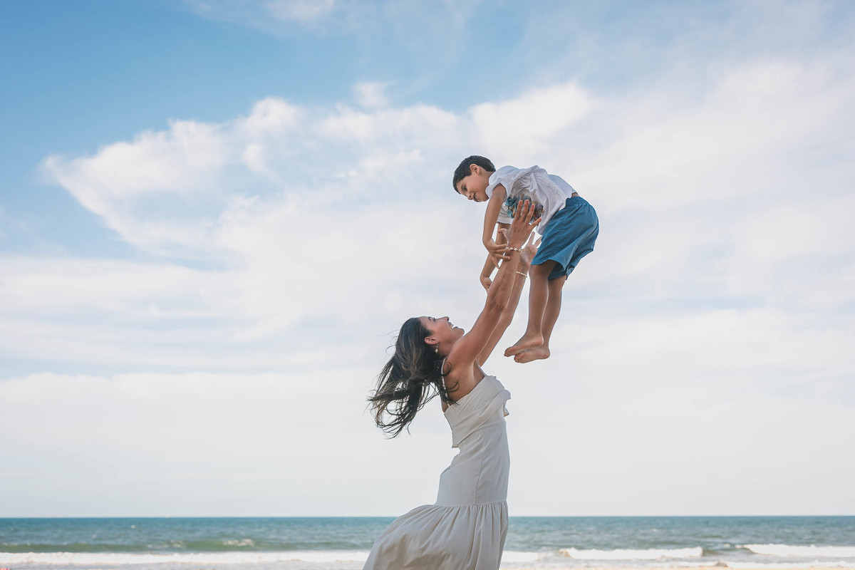 Ensaio de família paranaense no Porto das Dunas