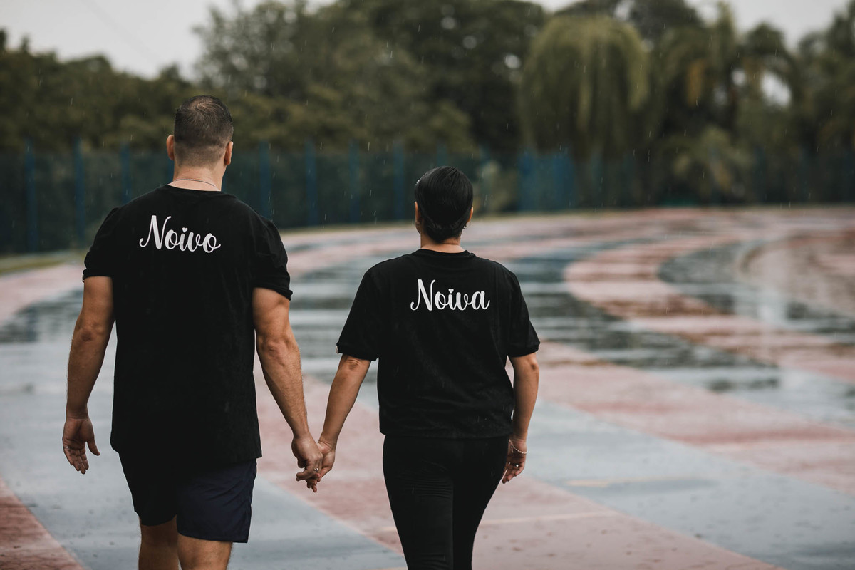 Pre wedding criativo para casal de atletas em Fortaleza.