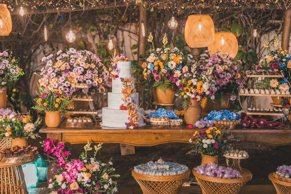 Decoração de casamento no jardim em Fortaleza – Casa Maraponga.