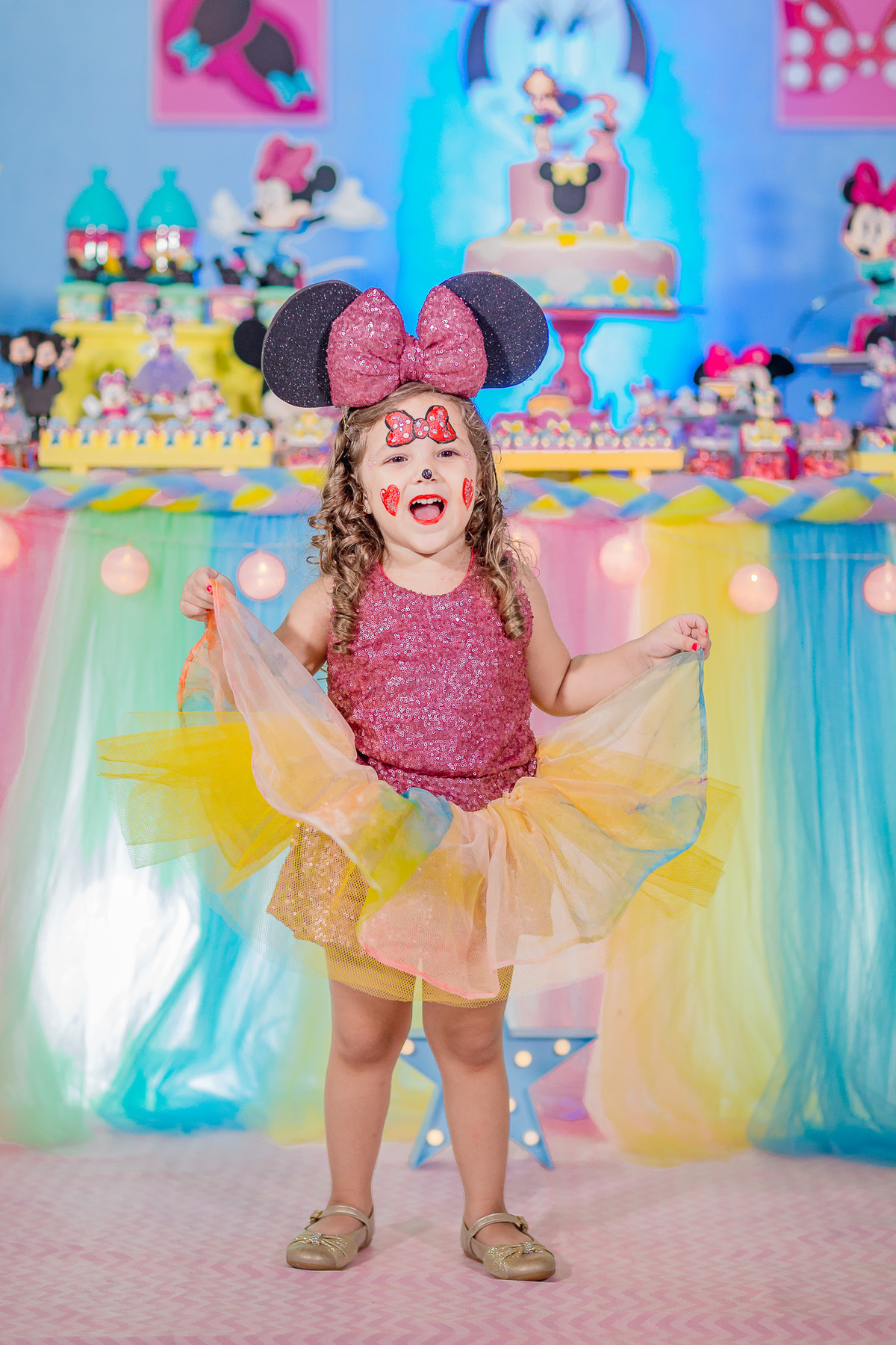 festa-infantil-tema minie-minie-mickey-bolo de aniversário-crianças-3 anos-decoração-foto-fotografo infantil-fortaleza-ceara-buffet-cerimonialista