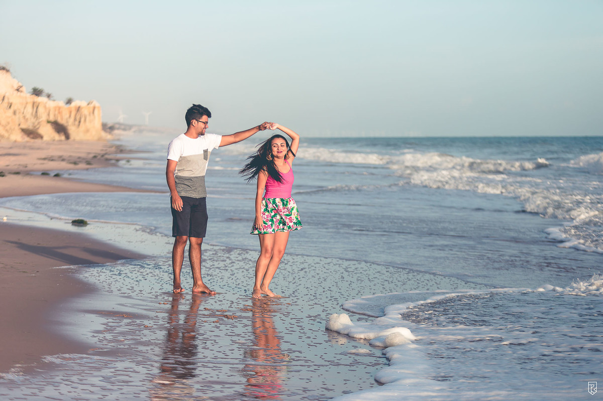 Ensaio Casal na praia-Aracati-Ce