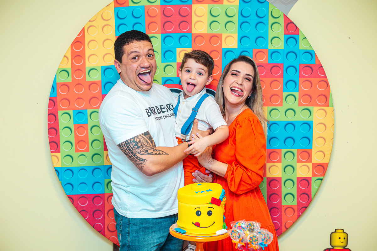 festa infantil-aniversário infantil-festa-aniversário-bolo-tema lego-lego